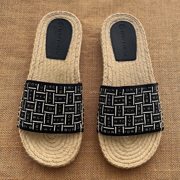 Tory Burch slides espadrille Size 8 - Picture 1 of 6